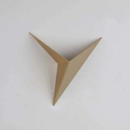 Skorter | Orr Modern Minimalist Triangular LED Wall Lamp White/Black Metal