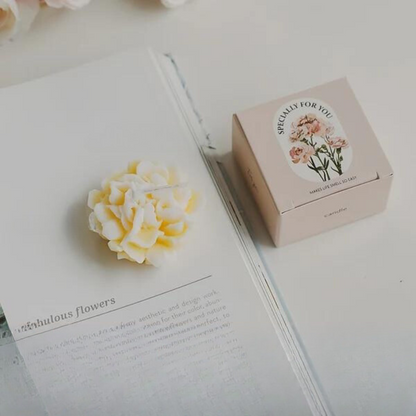 Skorter | 1pc Carnation Scented Candle – Decorative Candle for Mother's Day, Valentine's Day and Christmas