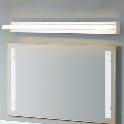 Skorter | Leigh Rectangular Mirror Front LED Wall Lamp - Bedroom Metal/Acrylic