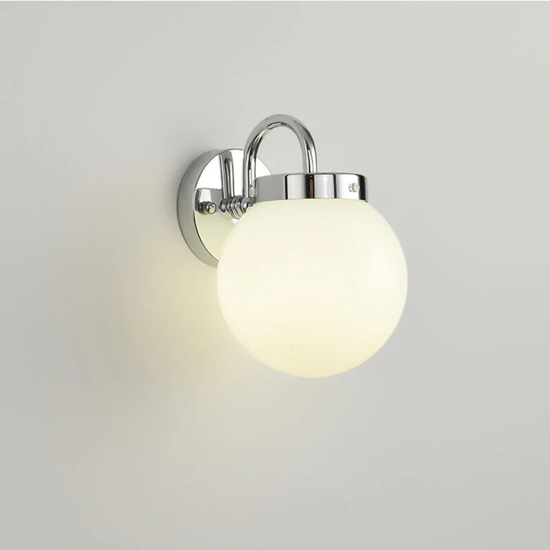 Skorter | ModernWall - Nordic LED Wall Lamp with Glass Dome for Atmospheric Indoor Lighting
