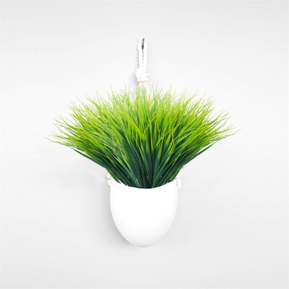 Skorter | Artificial Wheat Grass Plant Made of Plastic – Decorative Grass for Garden, Home and Outdoor Area