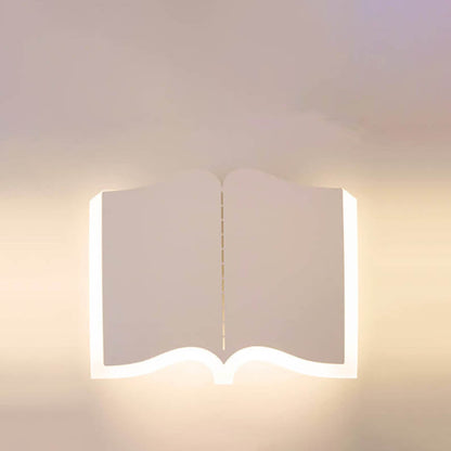 Skorter | Minimalist 1-light LED wall lamp in iron in book shape