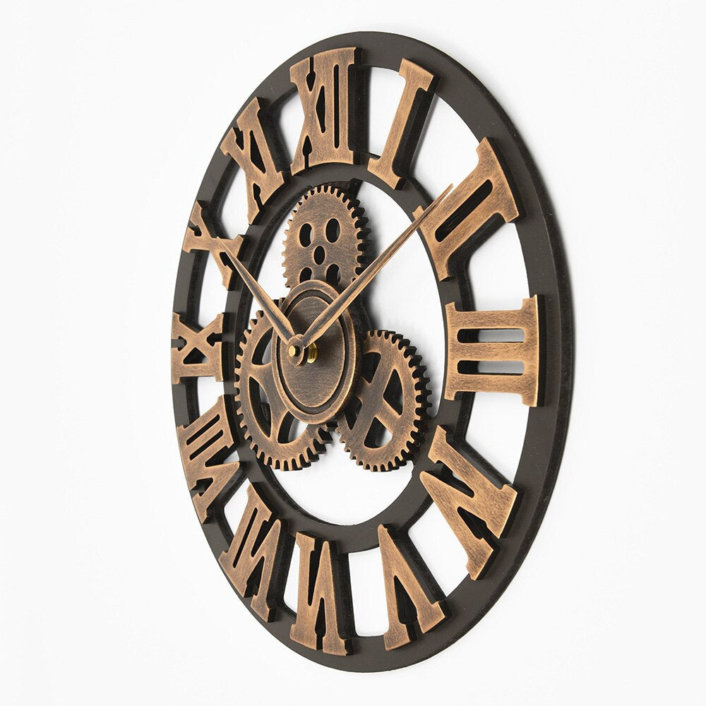 Skorter | Golden Elegance Wall Clock