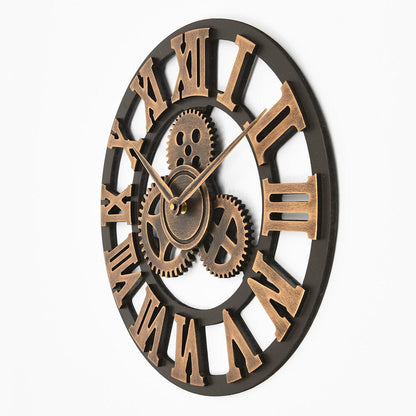 Skorter | Golden Elegance Wall Clock