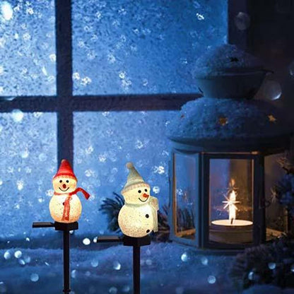 skorter | Super Cute Waterproof Solar-Powered Snowman Lamp