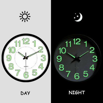 Skorter | Glow-in-the-Dark Plastic Wall Clock