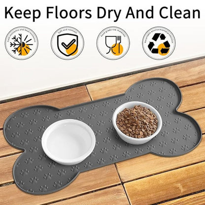 Skorter | Bone-Shaped Silicone Pet Feeding Mat