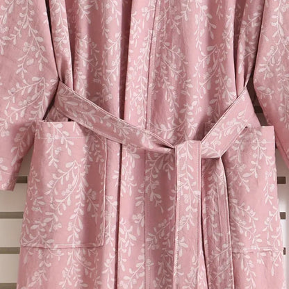Skorter | Featherlight Jacquard Cotton Bath Robe