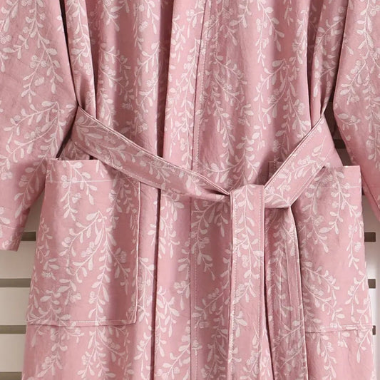 Skorter | Featherlight Jacquard Cotton Bath Robe