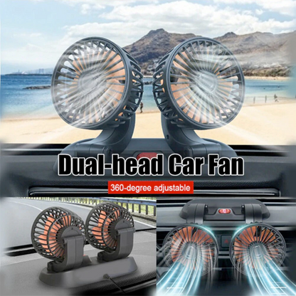 Skorter | Dual-Vent Car Fan