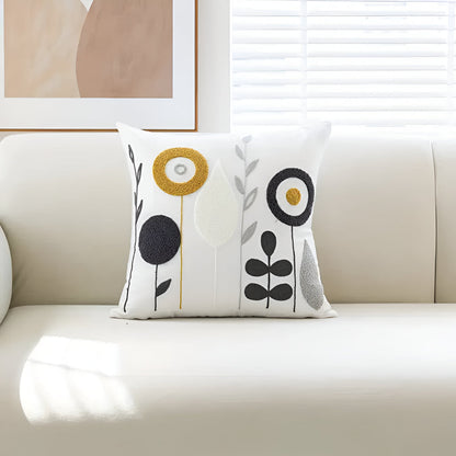 Skorter | Floral Essence Embroidered Cushion Cover