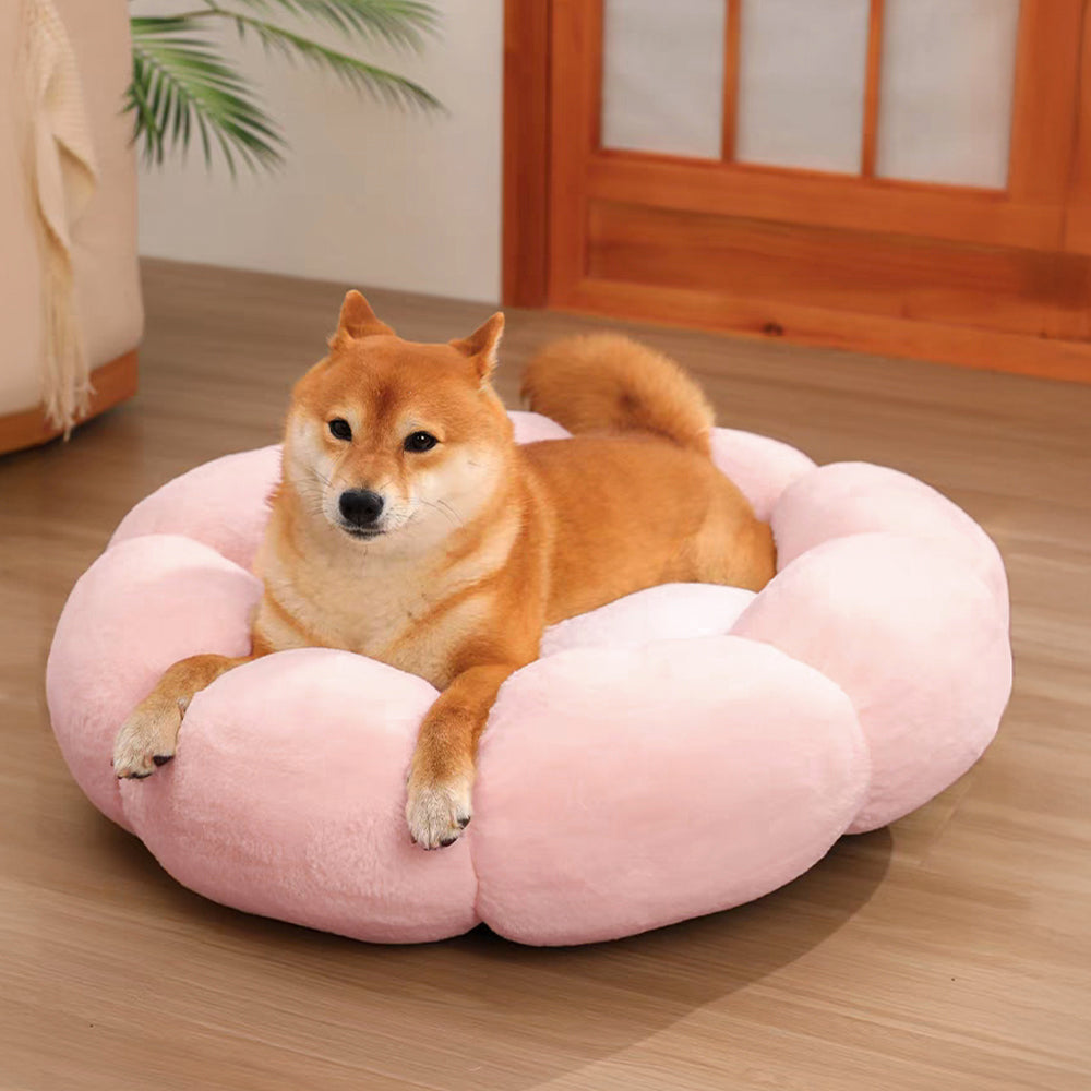 Skorter | Flower Heat Full Support Washable Decoration Dog & Cat Bed