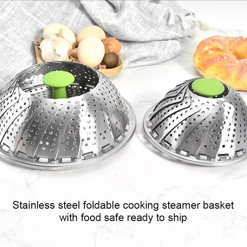 skorter | Flower-shaped Steel Folding Steamer