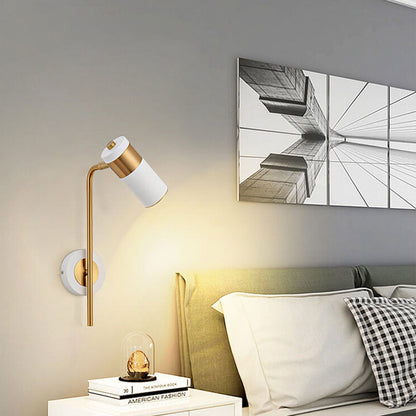 Skorter | Modern minimalist spotlight rotatable LED wall lamp made of iron