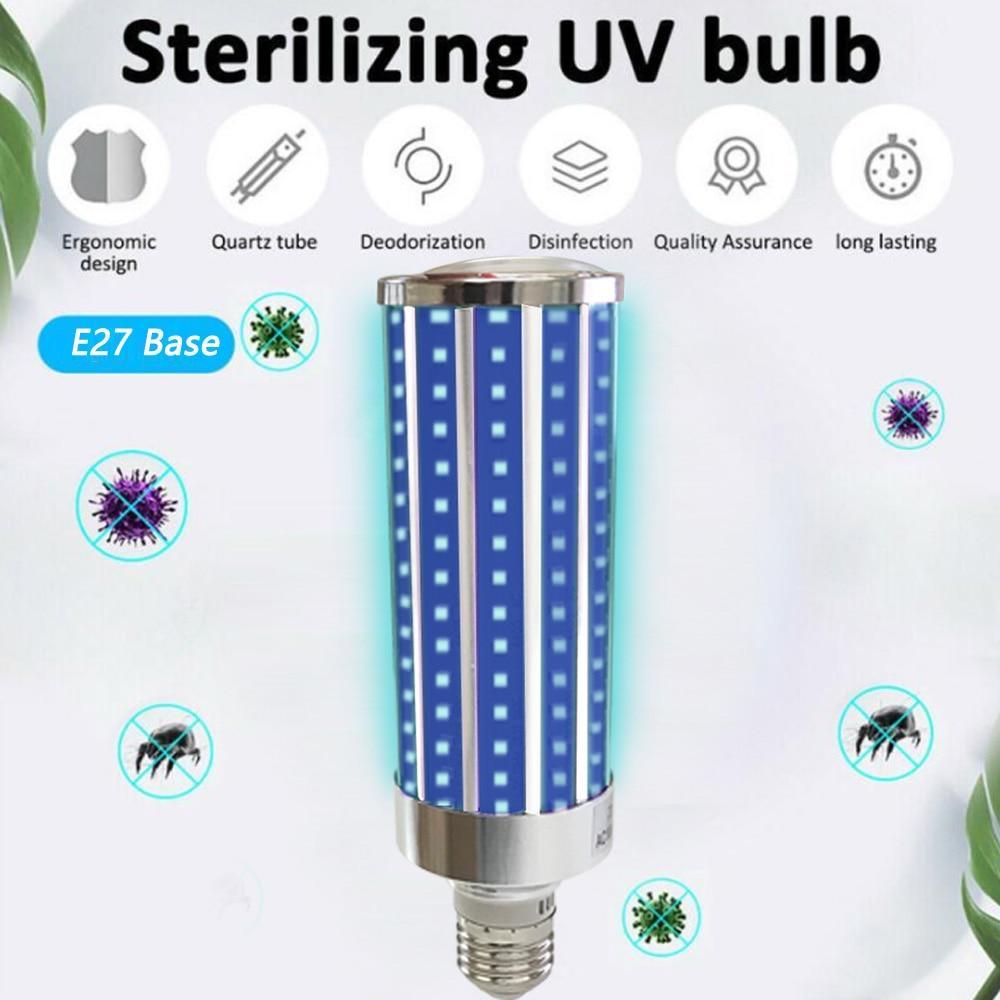 Skorter | Germicidal Light Led UV-C Light Bulb with Remote Control 99 AntibacteriaL Safety Light