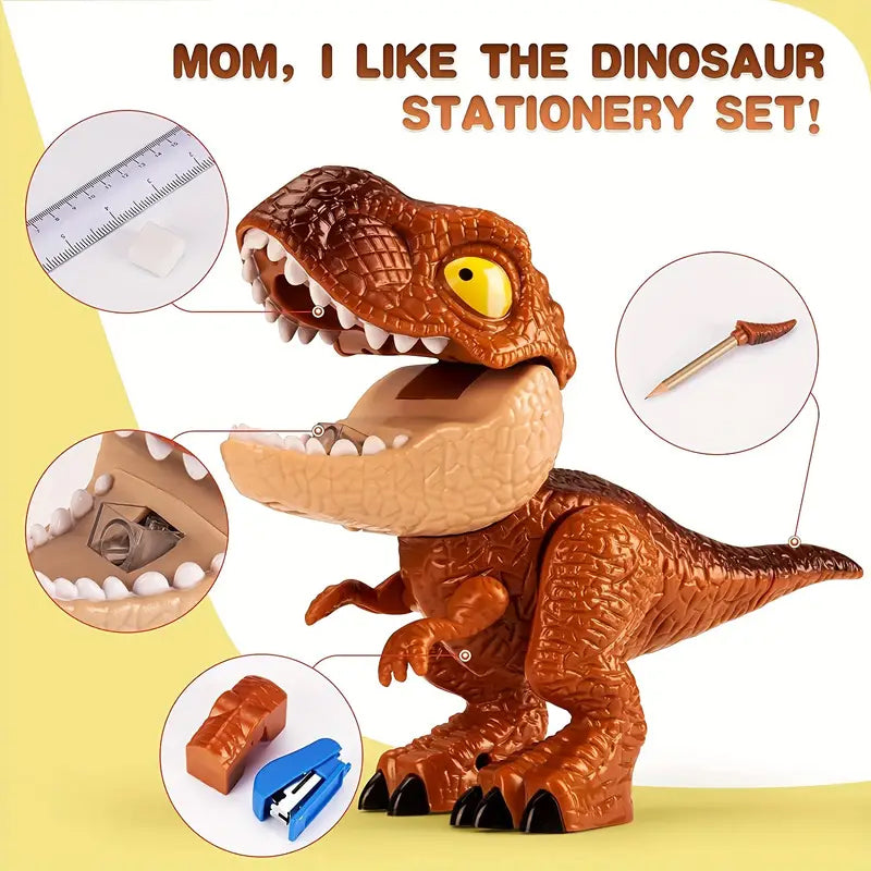 Skorter | 5-in-1 Dinosaur Stationery Set