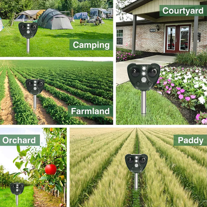 Skorter | Ultrasonic Bird Repeller, Solar Powered