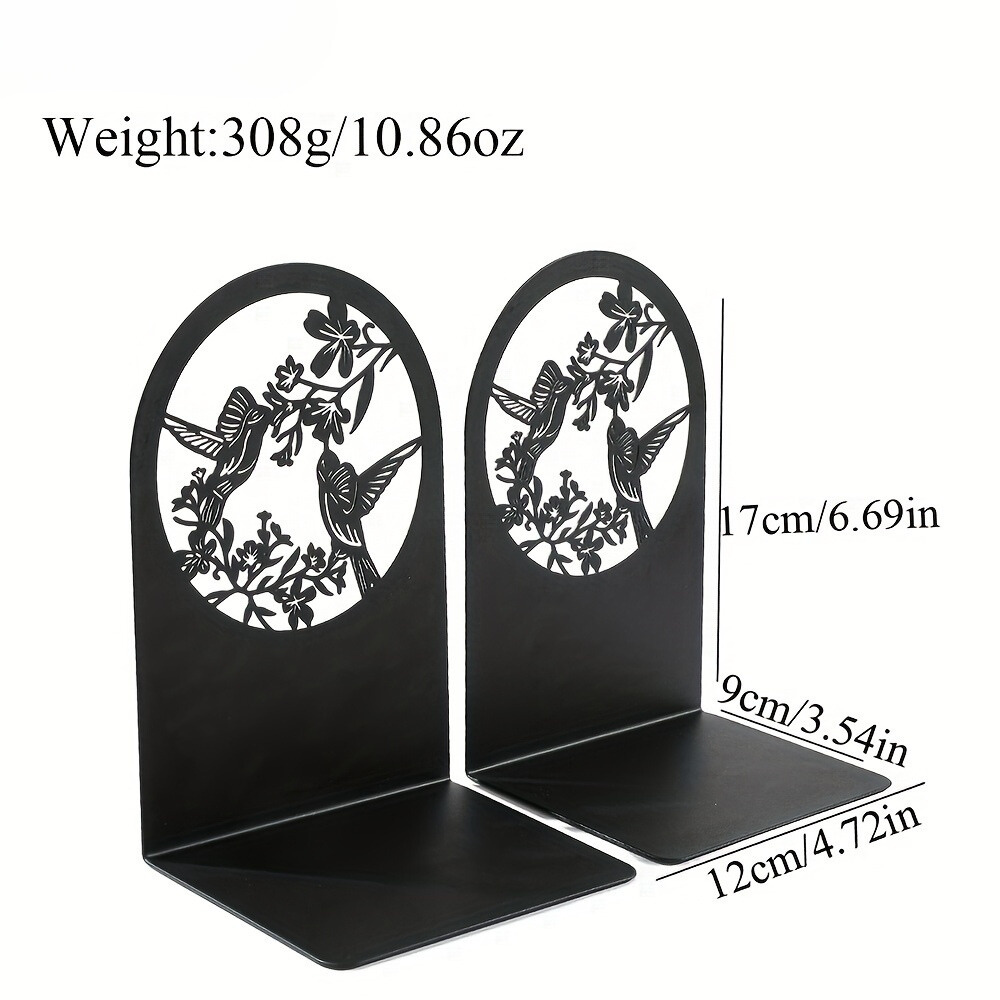 Skorter | BirdFlora - Birds & Flowers Design Iron Bookends