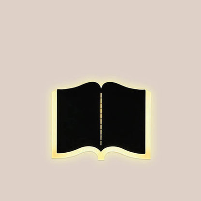 Skorter | Minimalist 1-light LED wall lamp in iron in book shape