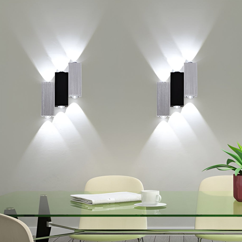 Skorter | BrilliantLight - Rectangular LED Up and Down Wall Lamps Modern Style
