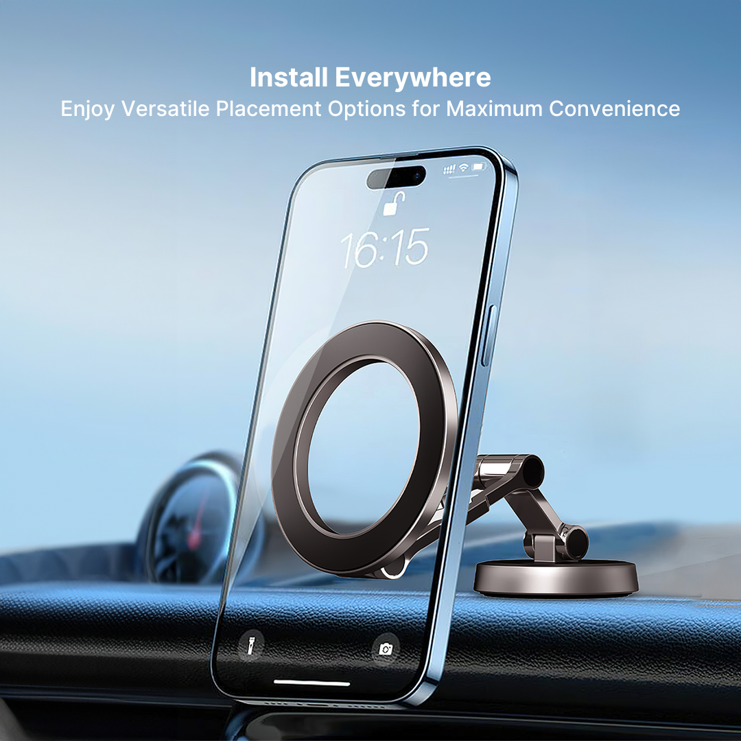Skorter | Top Rated Magnetic Car Phone Holder with Adjustable Stand - Best Auto Phone Mount for iPhone