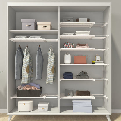 skorter | Expandable closet tension shelf storage shelf