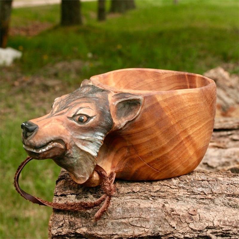 Skorter | Animal Outdoor Wooden Cup