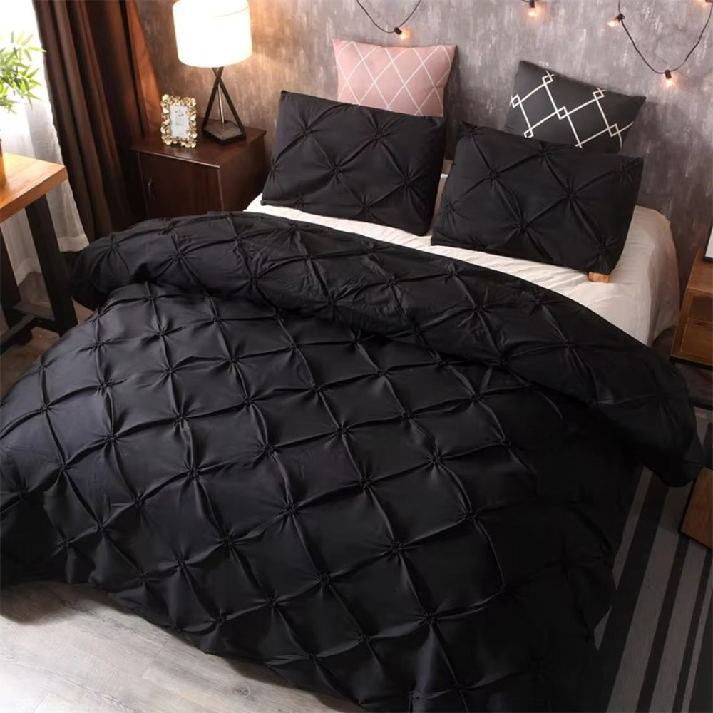 Skorter | Airweave Pintuck | 3pcs Duvet Cover Set