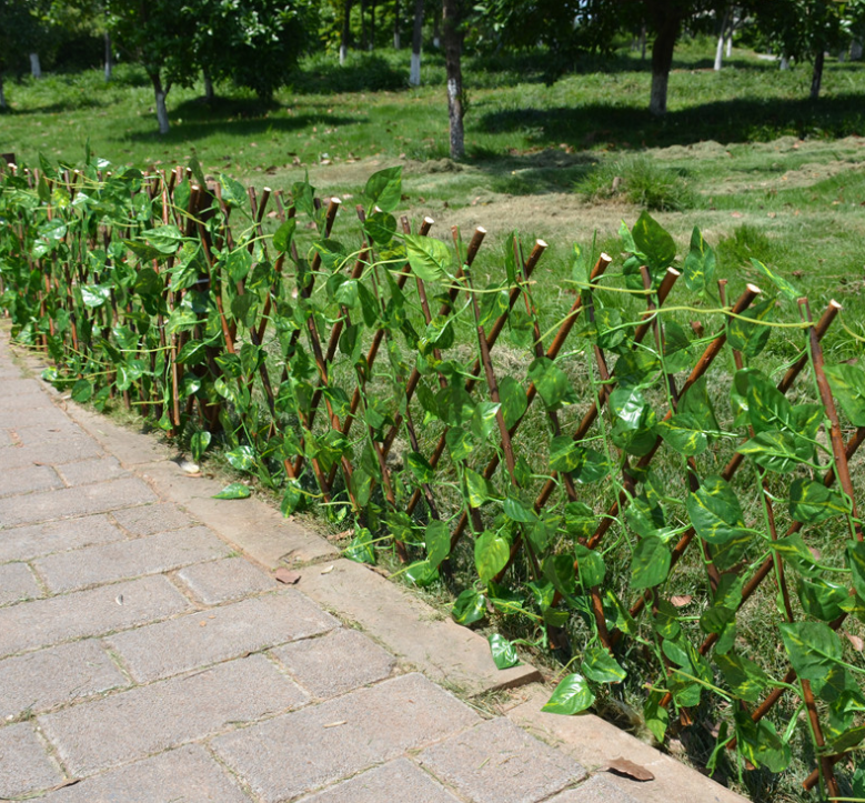 Skorter | Artificial Garden Fence with Ivy – Flexible Privacy Screen for Balcony and Terrace