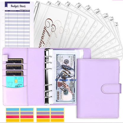 Skorter | Budget binder with cash envelope system and credit card slots