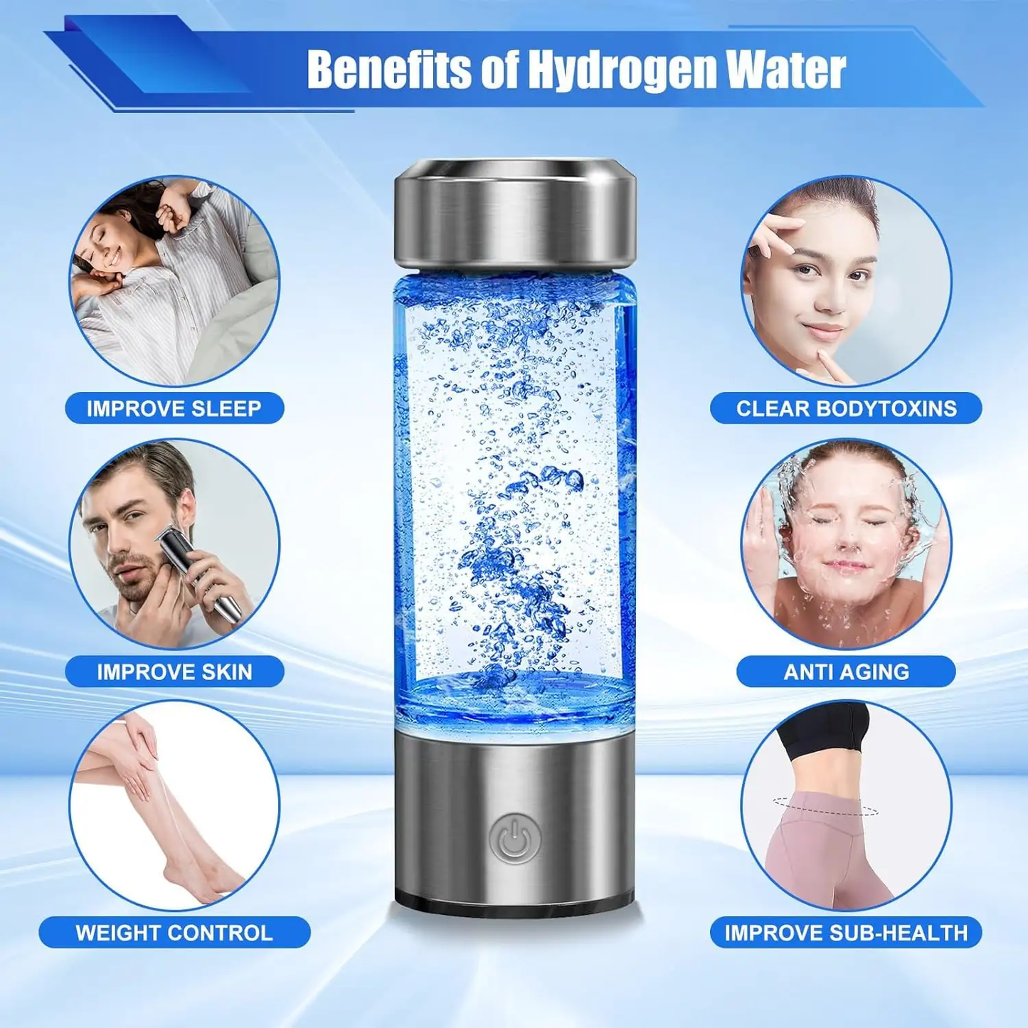 Skorter | Aquyn Hydroclear Hydrogen Water Bottle – Premium Hydrogen-Rich Water Bottle for Daily Health