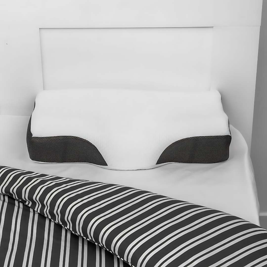 Skorter | Memory Foam Neck Support Pillow - Contoured Design for Neck Pain Relief & Improved Sleep Quality