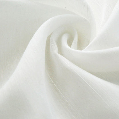 Skorter | Faye Linen Look Semi Transparent Curtains Soft Ceiling