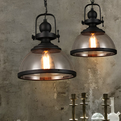 Skorter | Antique Glass Iron Retro Industrial Chandelier Pendant Ceiling Lights