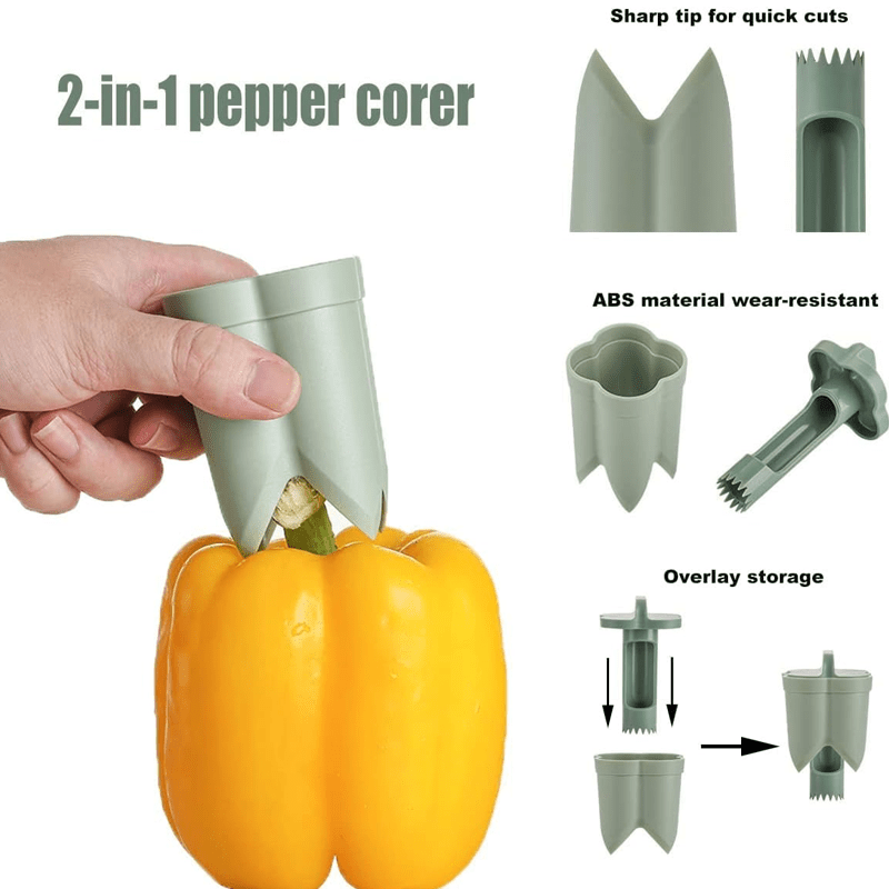 Skorter | 2-in-1 Fruit Pepper Corer