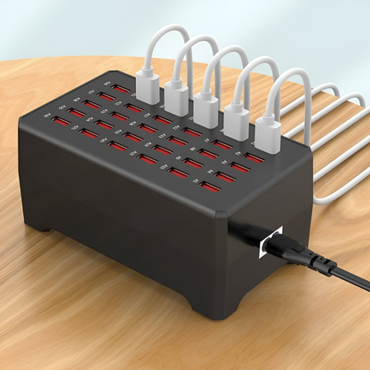Skorter | 30-Port Multi USB Charging Station with Fast Charge