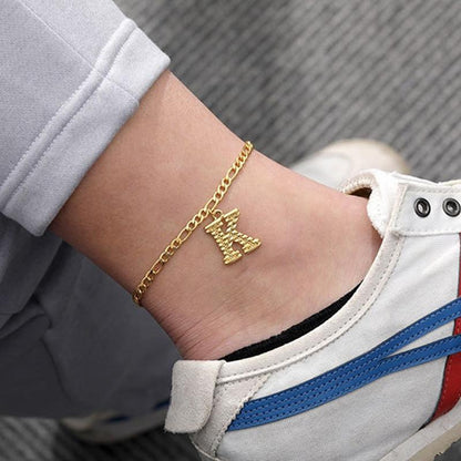 Skorter | 18K Gold Individual Ankle Chain