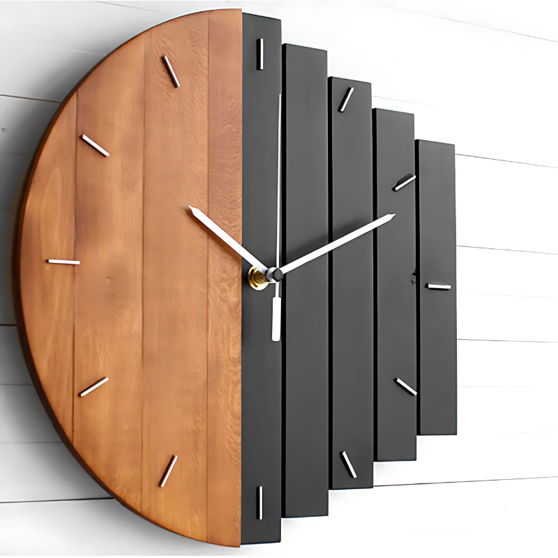 Skorter | ClarityTime | Silent Wall Clock with Timeless Minimalist Design for Elegant Interiors