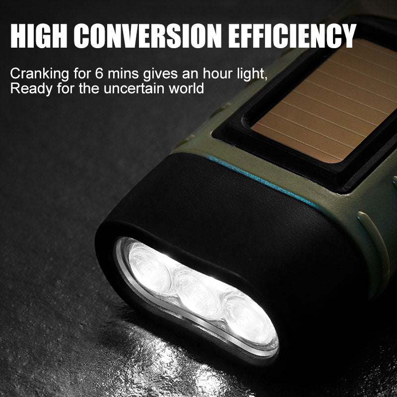 Skorter | Handcrank Solar-powered Flashlight