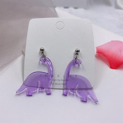 Skorter | Acrylic Small Dinosaur Earrings