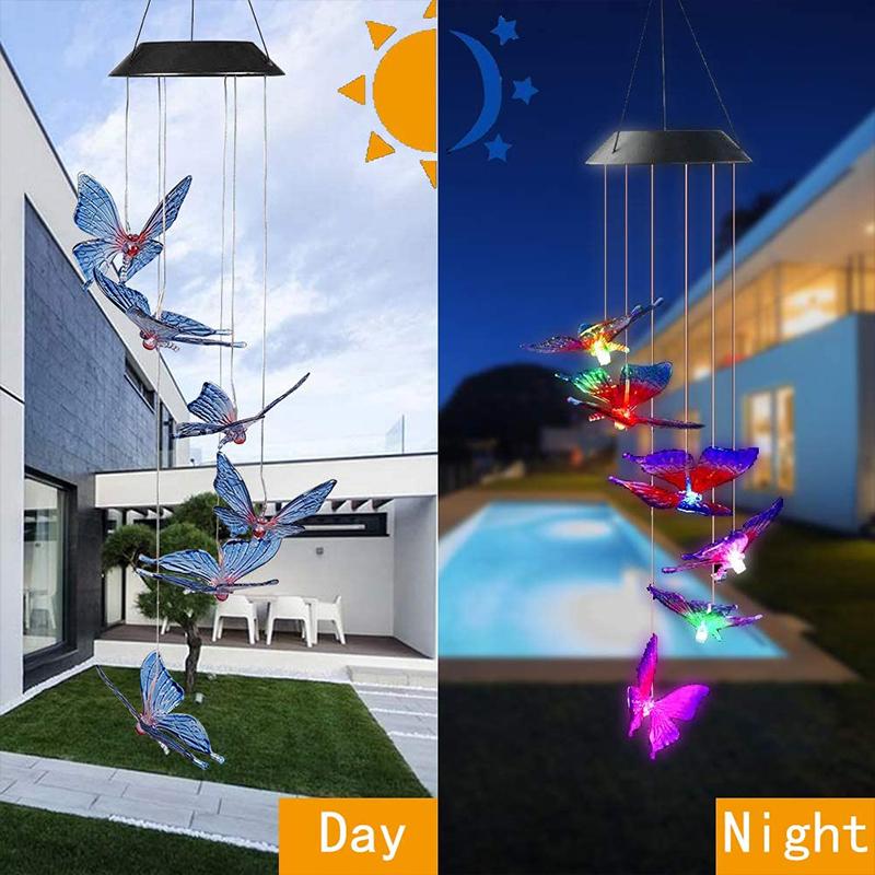 Skorter | Solar-powered butterfly lights