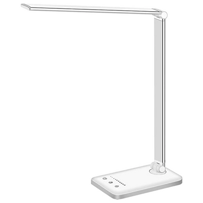 Skorter | LED Desk Lamp - Table Lamp with USB Charger Port, 5 Light Settings and Brightness Levels