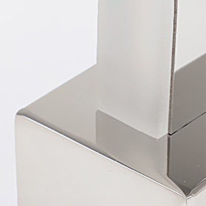 Skorter | Leigh Rectangular Mirror Front LED Wall Lamp - Bedroom Metal/Acrylic