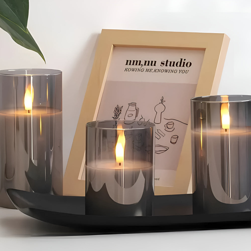 Skorter | Ethereal 3D Flameless Candle | 3pcs Set