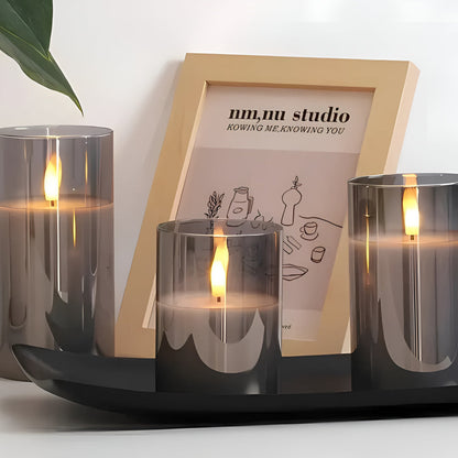 Skorter | Ethereal 3D Flameless Candle | 3pcs Set