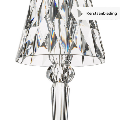 Skorter | LuxeCrystal Premium LED Table Lamp | Wireless | Dimmable Crystal Lighting | Mood Light & Decoration