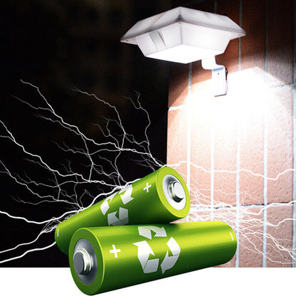 Skorter | Solar UFO Shape Design Fence Light LED Outdoor Wall Lamp