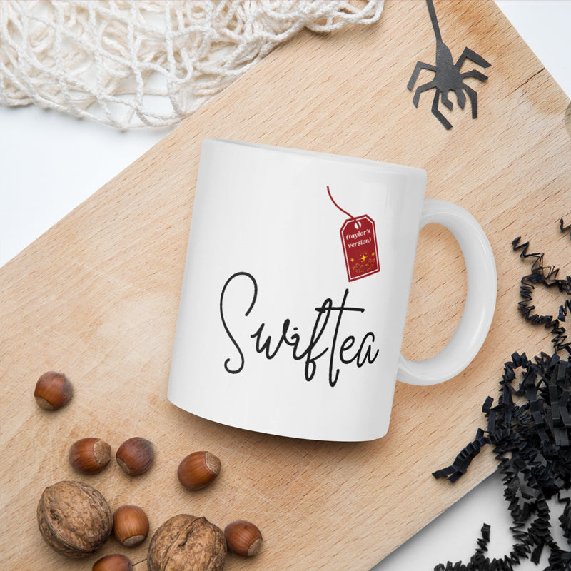 skorter | Floral Music Album Swiftea Mug