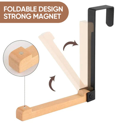 skorter | Foldable Wood Over The Door Hooks