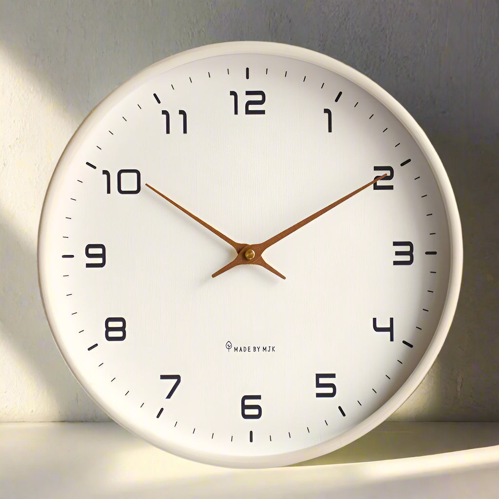 Skorter | Scandinavian Simple Wall Clock - Modern Minimalist Design for Home Decor & Office Use